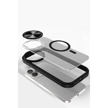 Newface Apple İphone 11 Kılıf Teleskop Lens Magsafe Silikon Kapak - Siyah