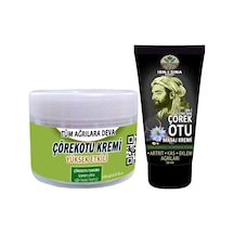 Çörek Otu Kremi Büyük Boy 150 Ml Krem + Ibn-ı Sina Çörek Otu Kremi 50 Ml / Sırt Bel Iskelet Diz Dirsek Kas Agrilarina Masaj Seti