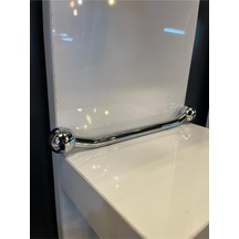 Floransa Metal Kulp 128mm Dolap Krom Kapak Modern Çekmece Mobilya Tv Ünite Komidin Şifonyer Gümüş