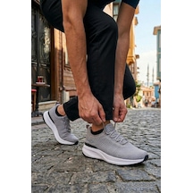 Lescon Volt 4 Flex Rahat Esnek Günlük Yürüyüş Erkek Spor Ayakkabı Gri