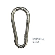 Galvanizli Karabina, 9 Mm, Askı, Çengel, Kanca, Anahtarlık