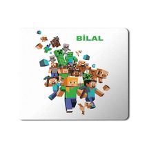 Minecraft Kişiye Özel İsim Yazılır Mouse Pad Mousepad