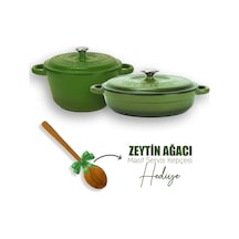 Lava Döküm 2x New Heritage Serisi Döküm Demir Tencere Tava Seti 001