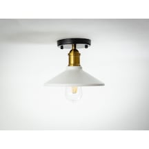 Riolight Retro Tekli Metal Plofonyer Avize Şapka Çap: 22Cm