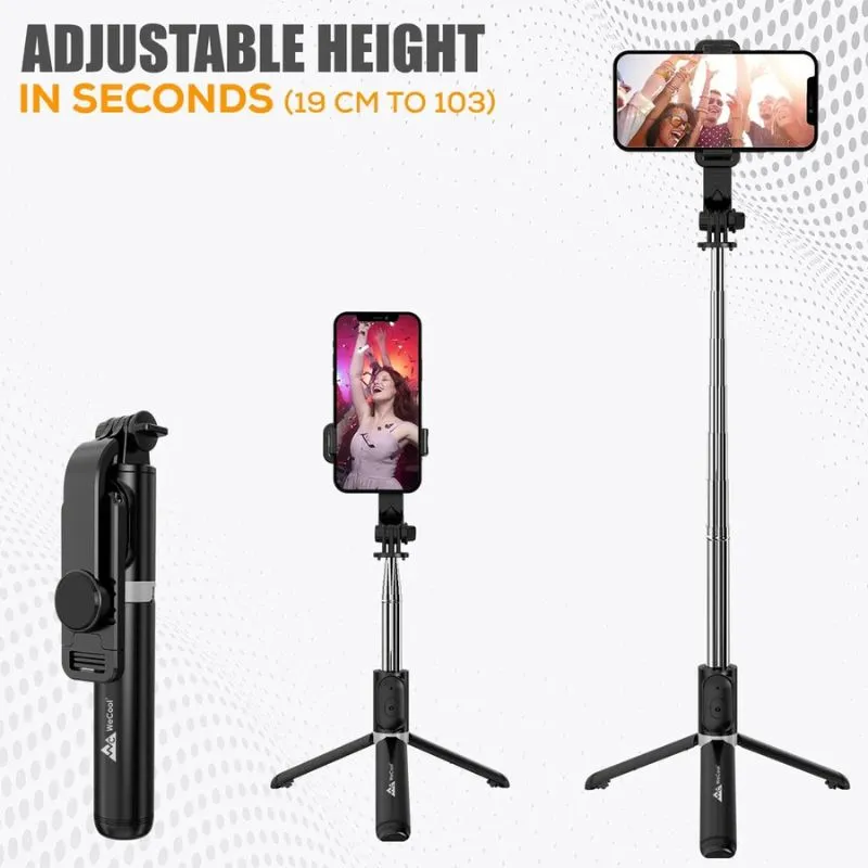 Neepho P170 Tripod Led Işıklı Selfie Çubuğu, Uzatılabilir, Bluetooth Çok Fonksiyonlu Uzaktan Kumandalı