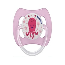 Bambino Desenli Kelebek Damaklı Emzik No:3 Pembe Ahtapot Pembe