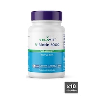 Velavit V-biotin 5000 Μg Takviye Edici Gıda X10 Adet