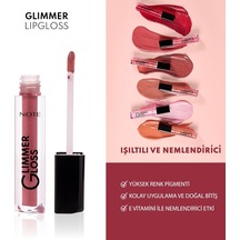 Cosmetics Glimmer Gloss Işıltılı Nemlendirici Dudak Parlatıcısı - 50 Rose Sorbet