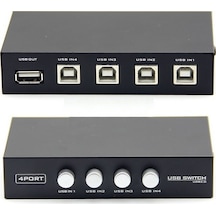 Alfais 4569 Yazıcı Printer Çoklayıcı Çoğaltıcı 4 Port Switch