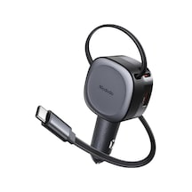 Cc-1560 Freego Serisi 75w Geri Çekilebilir Kablolu Araç İçi Çakmaklık Şarj Cihazı