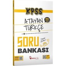 Hoca Kafası Yayınları KPSS Türkçe Atayan Soru Bankası Çözümlü