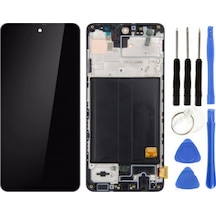 Te Samsung Uyumlu A51 A515f A Kalite Çıtalı Lcd Ekran + Tamir Seti
