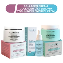 Kolajen Krem + Kolajen Serum + Yoğun Nemlendirici Bakım Kremi 3'lü Bakım Seti