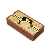 Cigarloong Damascus Ahşap Puro Küllüğü Gold 2li 11829573