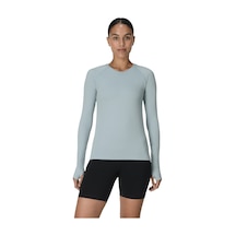 Sweaty Betty Sweaty Betty Athlete Seamless Long Sleeve Kadın Mavi Tank Top 5525