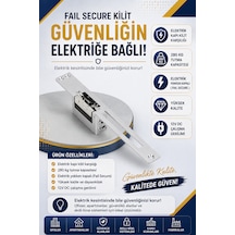Elektronik Kilit Basaç Kapı Karşılığı Fail Secure Enerji Yokken Kapalı