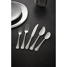 Hisar Contour Paslanmaz Çelik Eskitme Çatal Kaşık Bıçak Takımı 84 Parça Çok Renkli