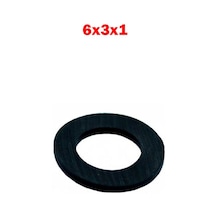 Koodmax 6X3X1 Plastik Rondela Siyah 10 - 50 - 100 Adet 50 Adet
