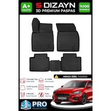 Ford Focus 4 3d Pro Havuzlu Paspas 2019 Üzeri A+ Kalite