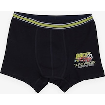 Katamino Breeze Erkek Çocuk Boxer Araba Yarışı Baskılı 7-10 Yaş, Lacivert-lacivert Lacivert