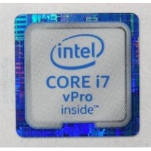 OEM intel inside i7vPro 6.cı Nesil Sticker Etiket D36