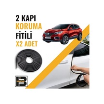 Renault Kadjar Kapı Koruma Fitili-iki Kapı-siyah-bm0902