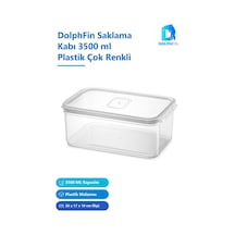Saklama Kabı 3500 Ml Plastik Çok Renkli