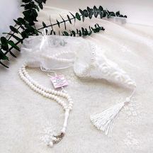 Çiçekli Külahta Plastik Tesbihli Hediyelik 20 Adet