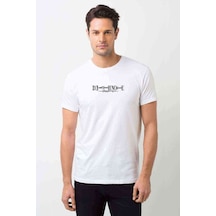 Deathnote Baskılı Beyaz Erkek Tshirt (530959205)