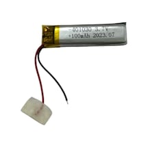 401030 3.7v 100 Mah Li-polymer Pil Devreli/1.5a