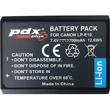Canon İçin Lpe10 Batarya Pil 1700mah 1100d, 1200d, 1300d, 2000d, 4000d