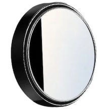 Siyah-evrensel 360 Derece Dönen Basmalı Araba Aynaları Dikiz Aynaları Büyük Görüş Aynaları Geri Dönme Aynaları Kör Nokta Aynaları Bir Çift