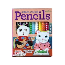Eeboo Yumi 12li Mini Kuru Boya Kalemi - Panda Çok Renkli