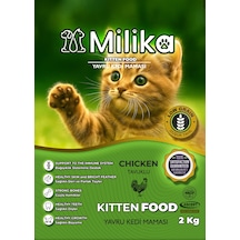 Milika Yavru Kedi Maması Tavuklu 2 Kg