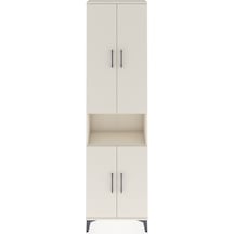 Arges Dolap 3 Raflı 4 Kapaklı Tek Askılı 60x30x221 Aytaşı-aytaşı Aytaşı