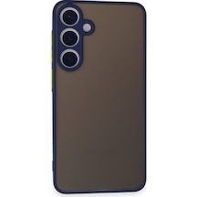 Newface Samsung Uyumlu Galaxy S24 Kılıf Montreal Silikon Kapak - Lacivert Lacivert