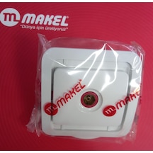 MAKEL MİMOZA BEYAZ TV PRİZ - KORDONSUZ