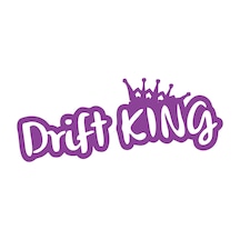 Drift King Araba Sticker 17x17 Cm Mor