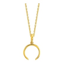 Goldkupe 14k Altın Sade Atnalı Kolye