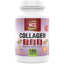 Ncs 180 Tablet Hidrolize Collagen Tip 1-2-3 Glutatyon Vitamin C