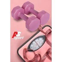 Psspor 2 Adet 2kg Pembe Renk Dambıl Seti 2 Adet 2kg Gönderim Yapılmaktadır