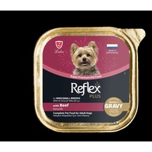 Reflex Plus Sos İçinde Et Parçacıklı Dana Etli Mini Ve Küçük Irk Yetişkin Köpek Konservesi 85 Gr