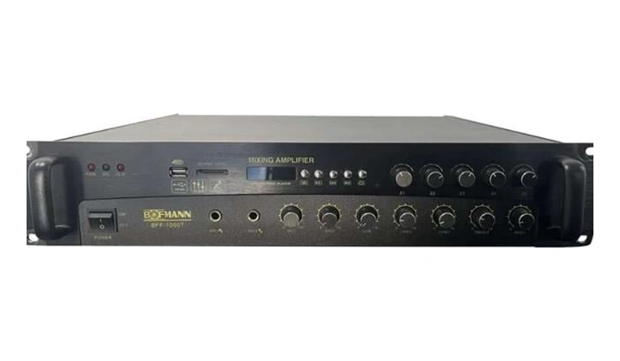 Bofmann Bf-1005t 1000 Watt Usb-sd-bluetooth Hat Trafolu 5 Bölgeli Mixer Anfi