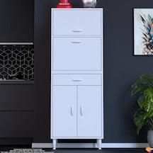 Modilayn Oslo Fırın Mikrodalga Dolabı. 60x162.4x56 Cm, 1 Çekmece, 4 Kapak. Mutfağınıza Yer Açın Beyaz Modilayn Oslo Fırın Mikrodalga Dolabı. 60x162.4x56 Cm, 1 Çekmece, 4 Kapak. Mutfağınıza Yer Açın Beyaz