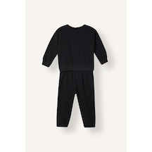 Defacto Bisiklet Yaka Uzun Kollu Üst Lastikli Paça Alt 2li Takım Erkek Bebek I0249a526wnbk81 Siyah-bk81