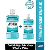 Listerine Cool Mint Ağız Bakım Suyu 500 ml + 250 ml