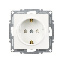 Günsan Visage Beyaz Çocuk Korumalı Topraklı Priz Mekanizma