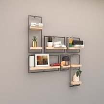 Rafkestir Milano Raf Seti - Model 6 Akçaağaç ( Mat )
