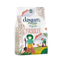 Doyum Organik Kuru Fasulye 1 Kg - Yüksek Proteinli Bakliyat 4'li Avantaj Paketi - 4 Adet Tarı