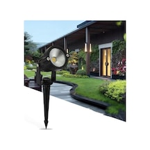 5 Watt Kazıklı Çim Armatürü Siyah Rozanslı Bahçe Armatürü Beyaz Çok Renkli